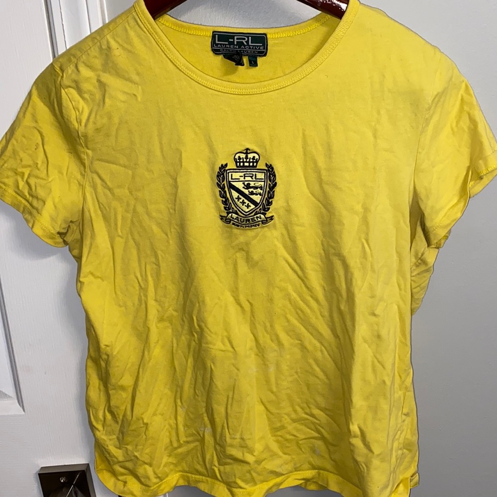 Vintage Yellow Active Raulph Lauren T shirt💛